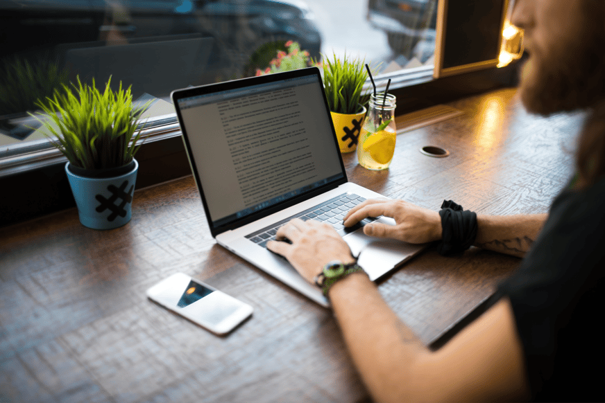 man laptop copywrite