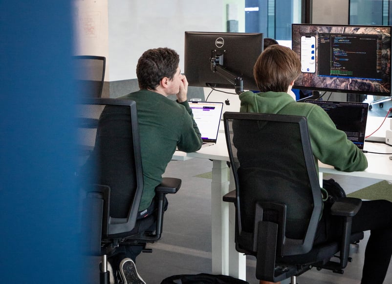 kantoor aca groep collega's