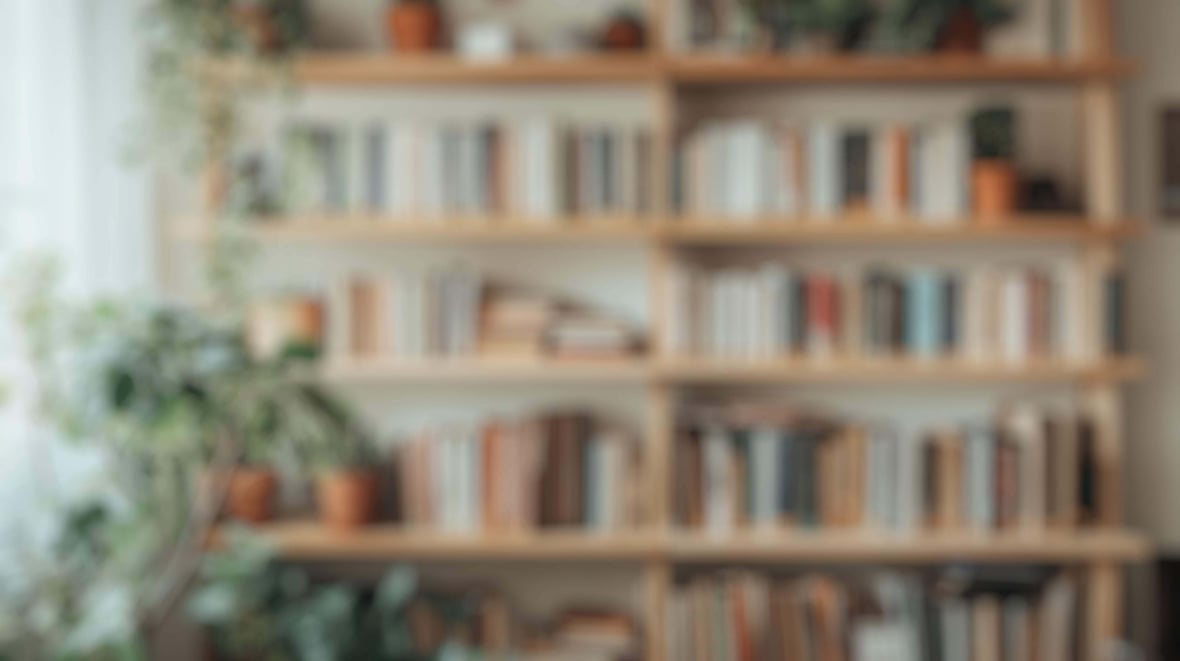 blurry image of books