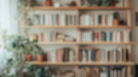 blurry image of books