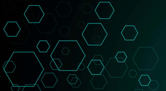 hexagon background - data mesh theme