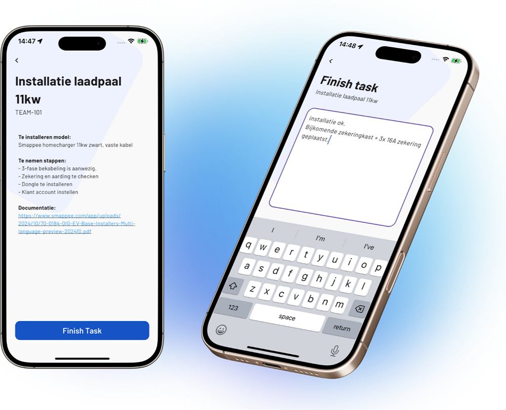 JiraField Mockup Smartphone