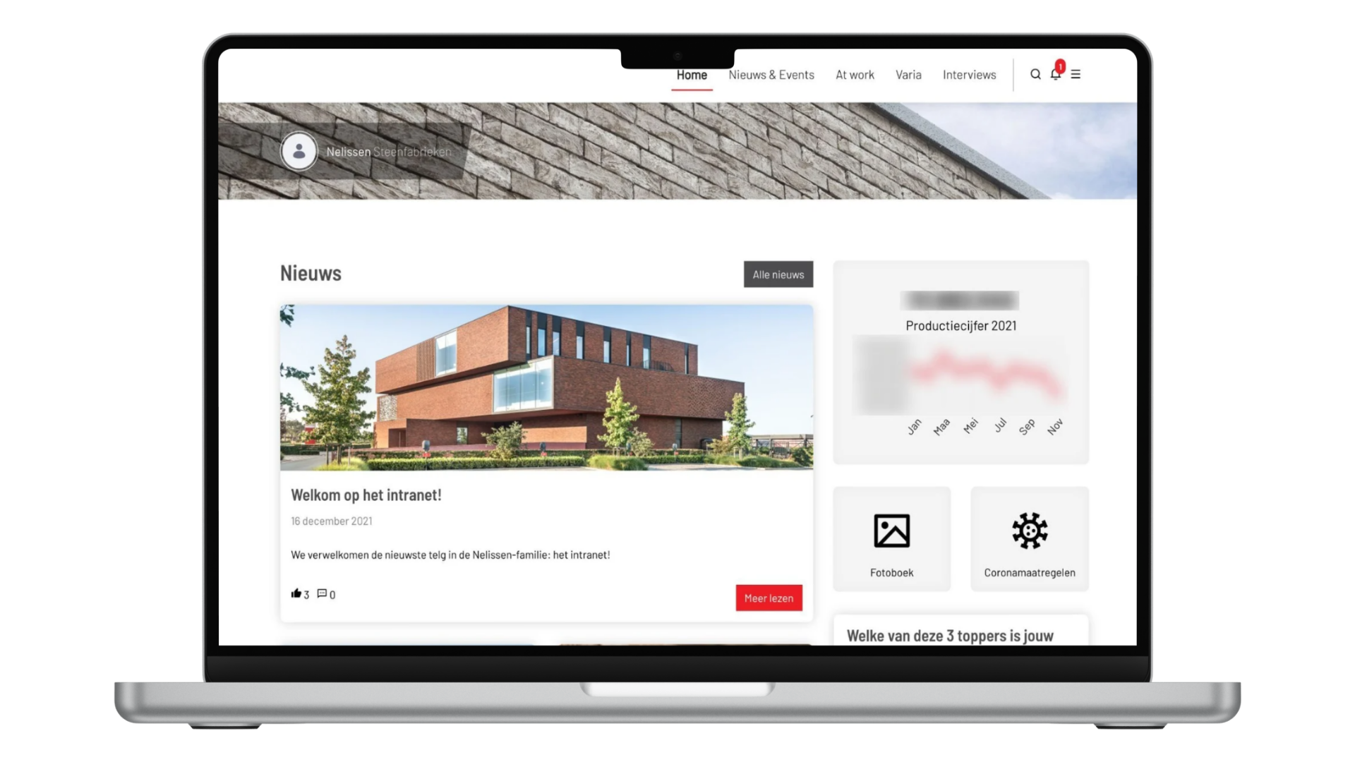 digital workplace mockup
