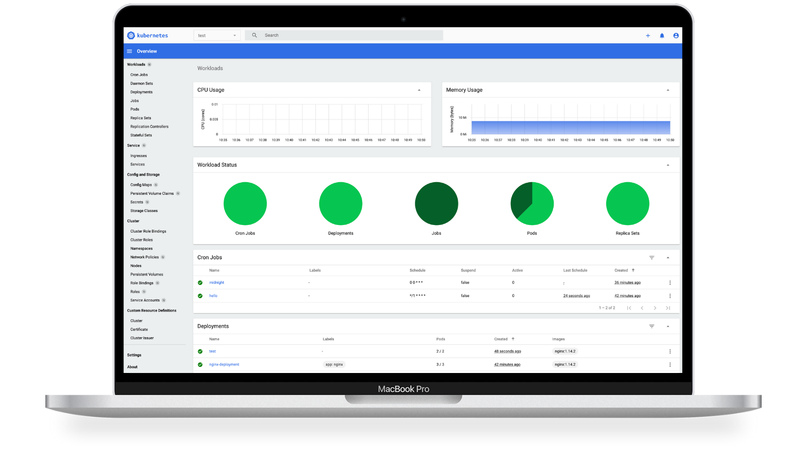 Kubernetes mockup